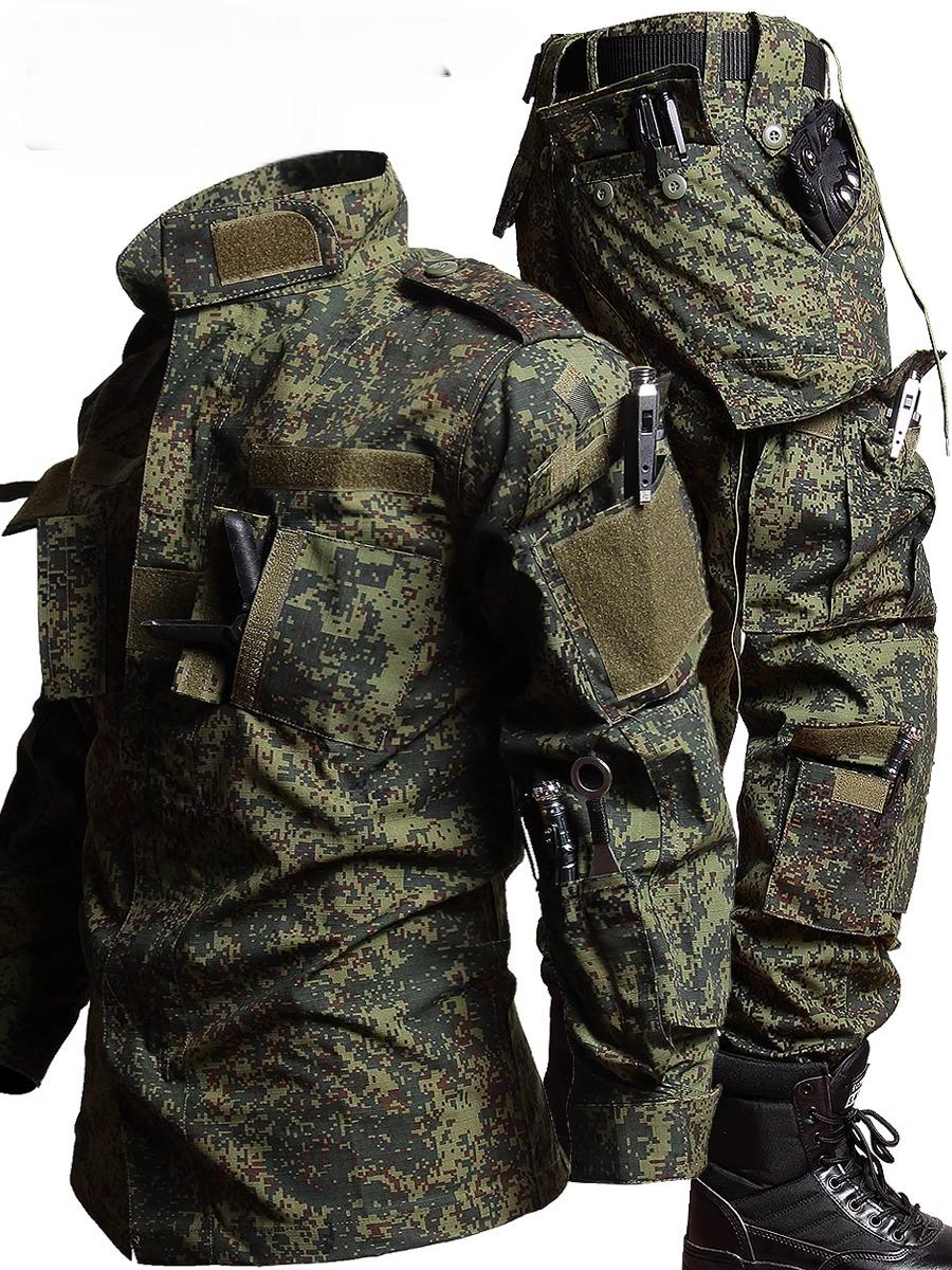Camouflage Hunting Jacket - Russian Special Forces Camouflage Suit, Genuine