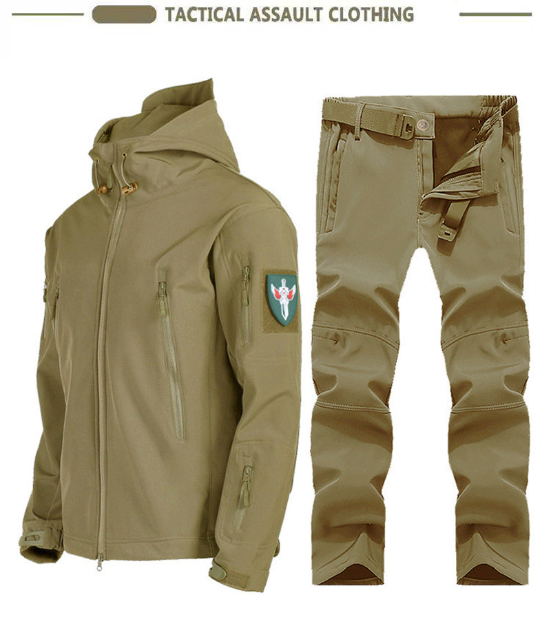 New Soft Shell Tactical Jacket - Camouflage Hunting Jacket recension och pris