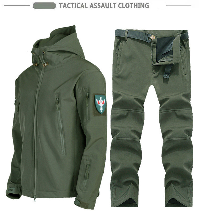New Soft Shell Tactical Jacket - Camouflage Hunting Jacket recension och pris