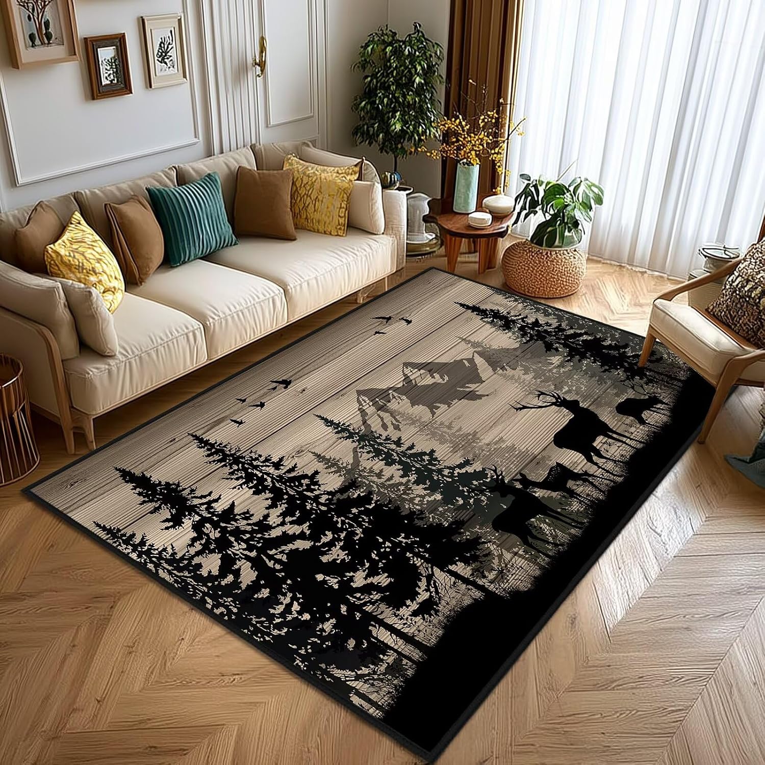 Deer Hunting Rug Camo Deer Car - Hunting Outdoor Rug recension och pris