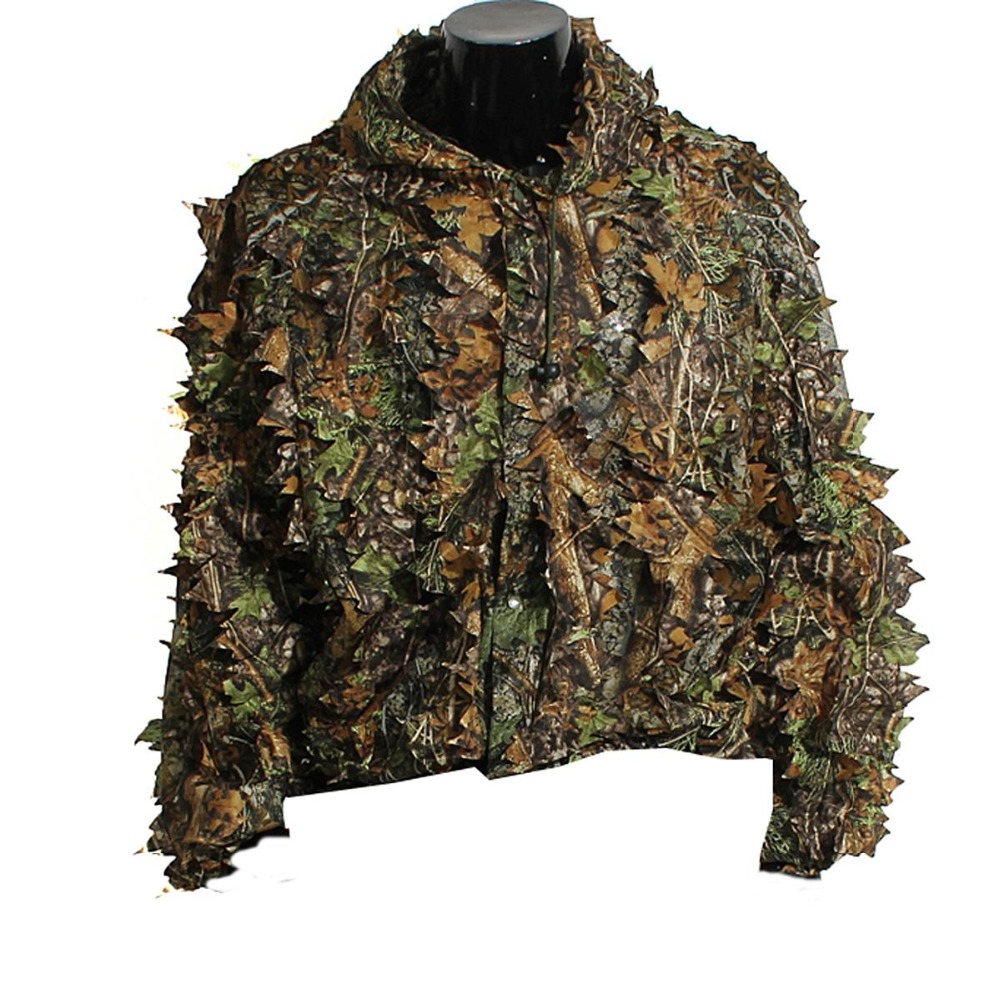 Adult 3D Leaves Bionic Camoufl - Camouflage Hunting Jacket recension och pris