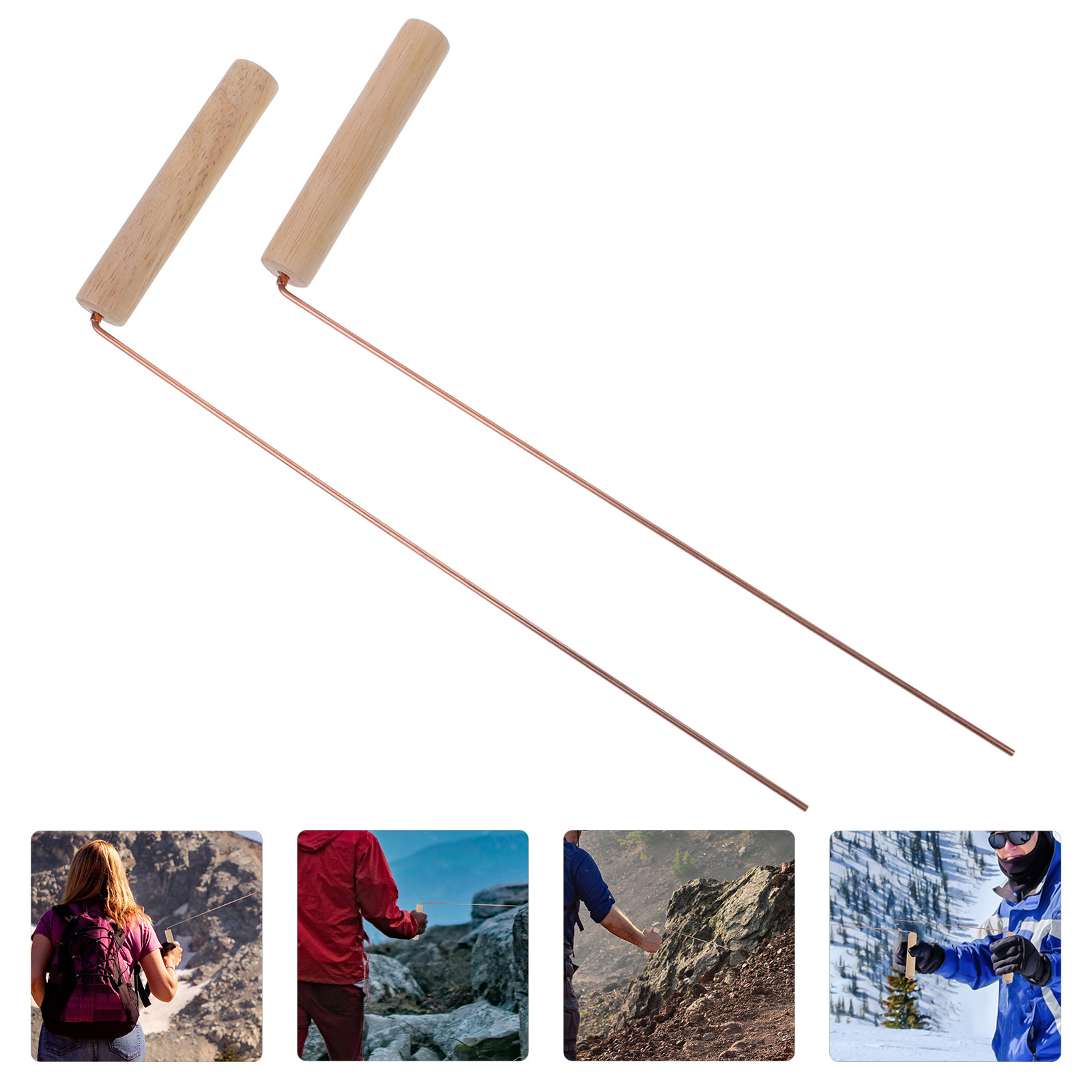 2Pcs Brass Divining Rods Rugge - Hunting Outdoor Rug recension och pris