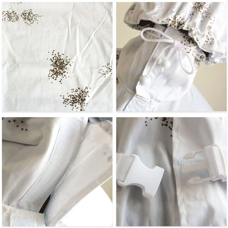 Tactical White Snow Ghillie Su - Camouflage Hunting Jacket recension och pris