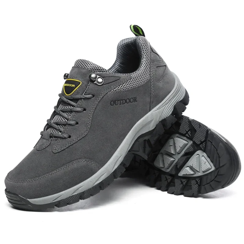 Men's Hiking Shoes Suede Leath - Hunting Outdoor Boots recension och pris
