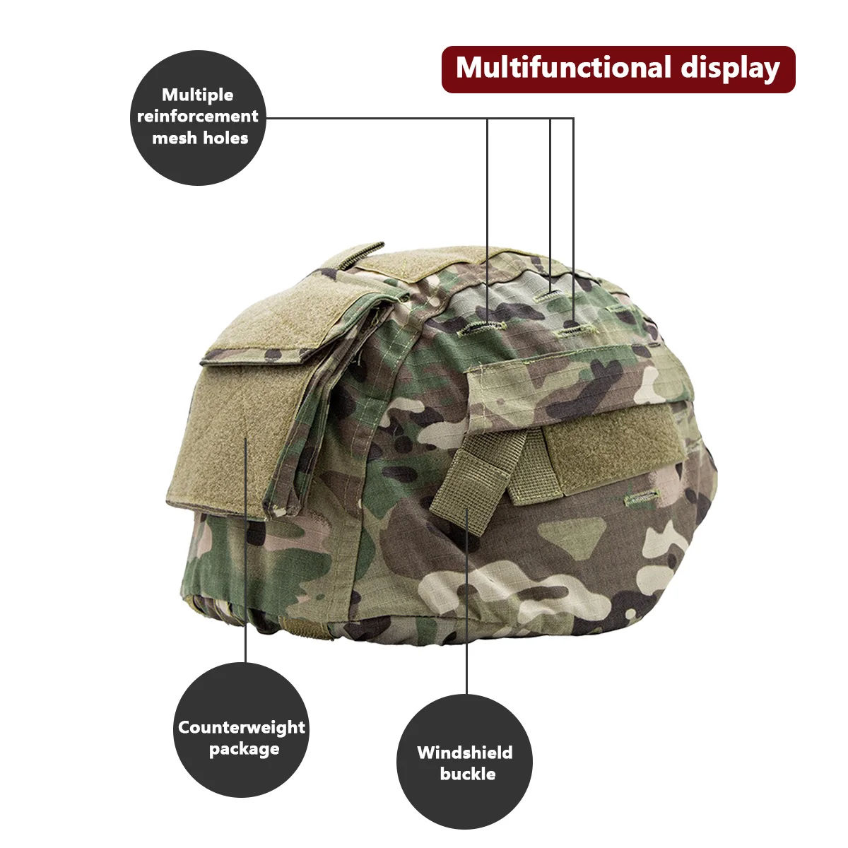 Helmet Camouflage Cover For MI - Hunting Outdoor Shop recension och pris