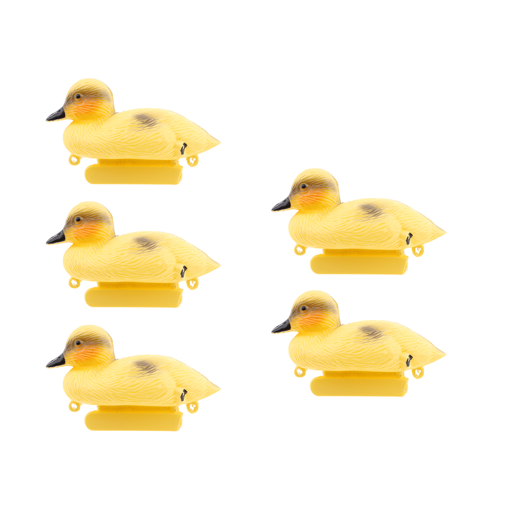 5Pcs Floating Duck Ducklings F - Decoy Duck Plastic recension och pris