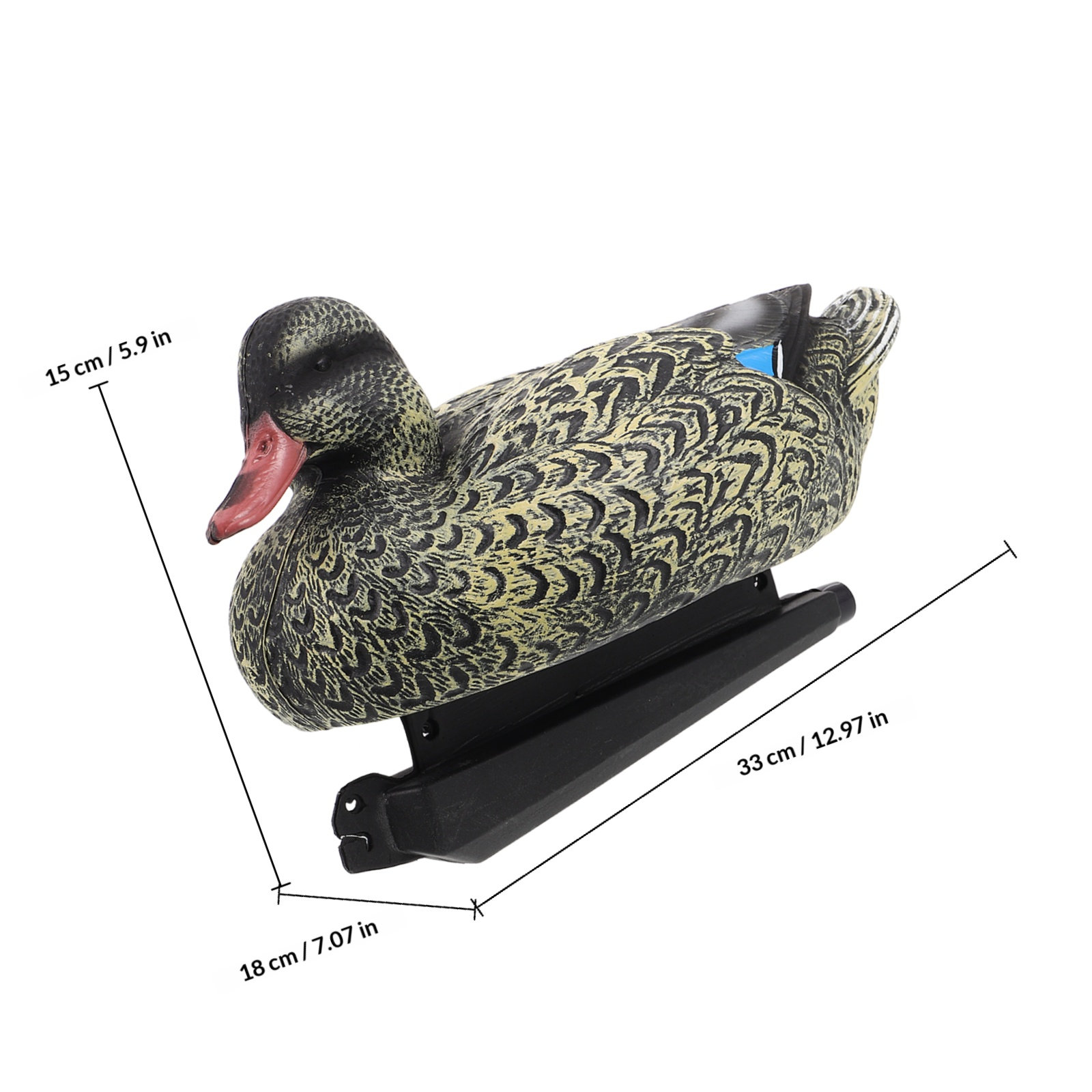 Realistic Plastic Floating Duc - Decoy Duck Plastic recension och pris