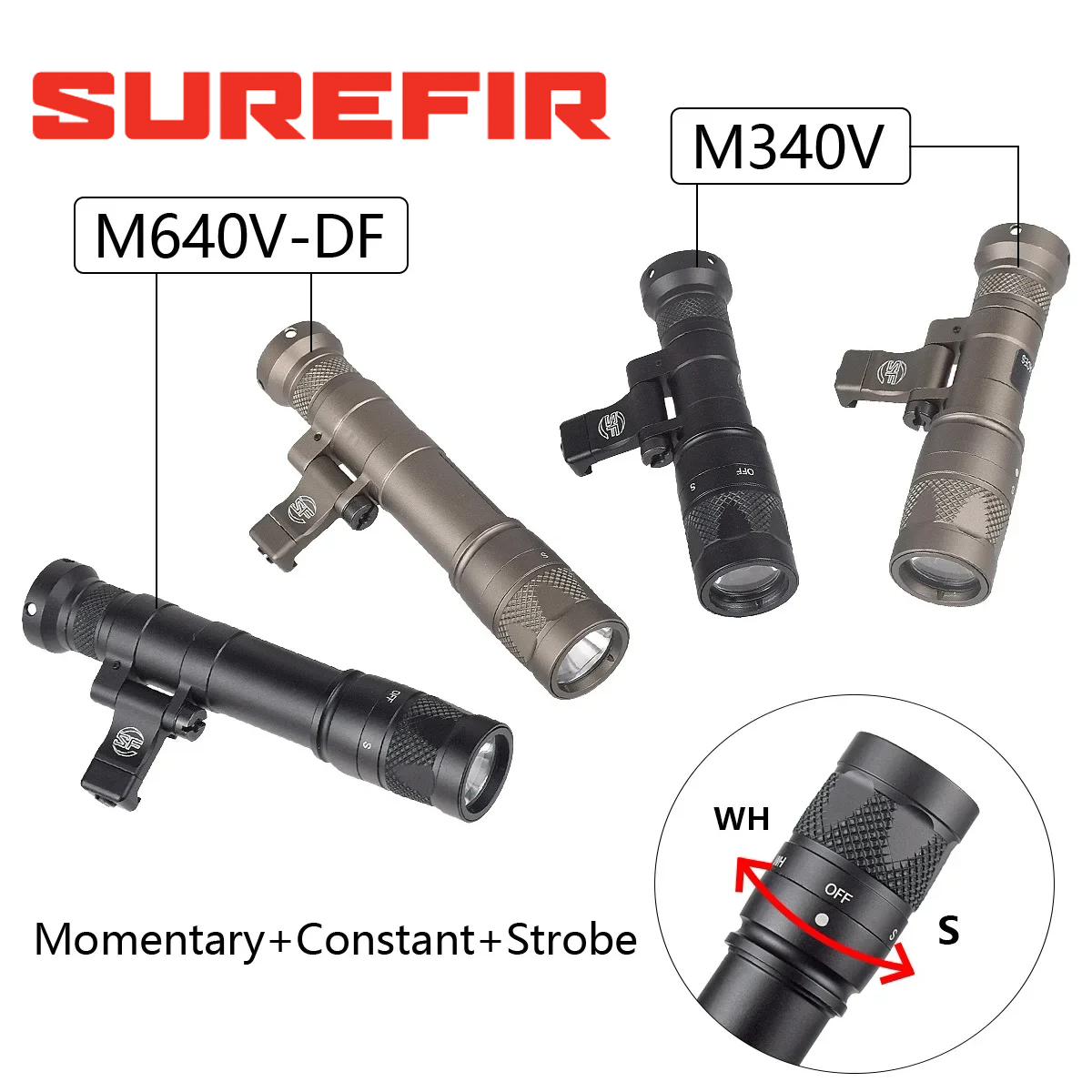 Surefir M600 M340 DF M640 SF F - Hunting Outdoor Shop recension och pris