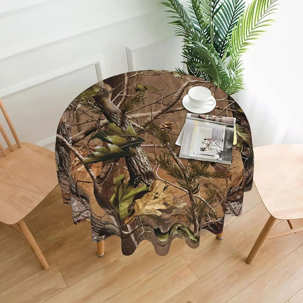 Hunting Camo Round Tablecloth  - Outdoor Hunting Table recension och pris