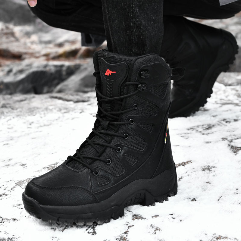 Men Motorcycle Tactical Boots  - Hunting Outdoor Boots recension och pris